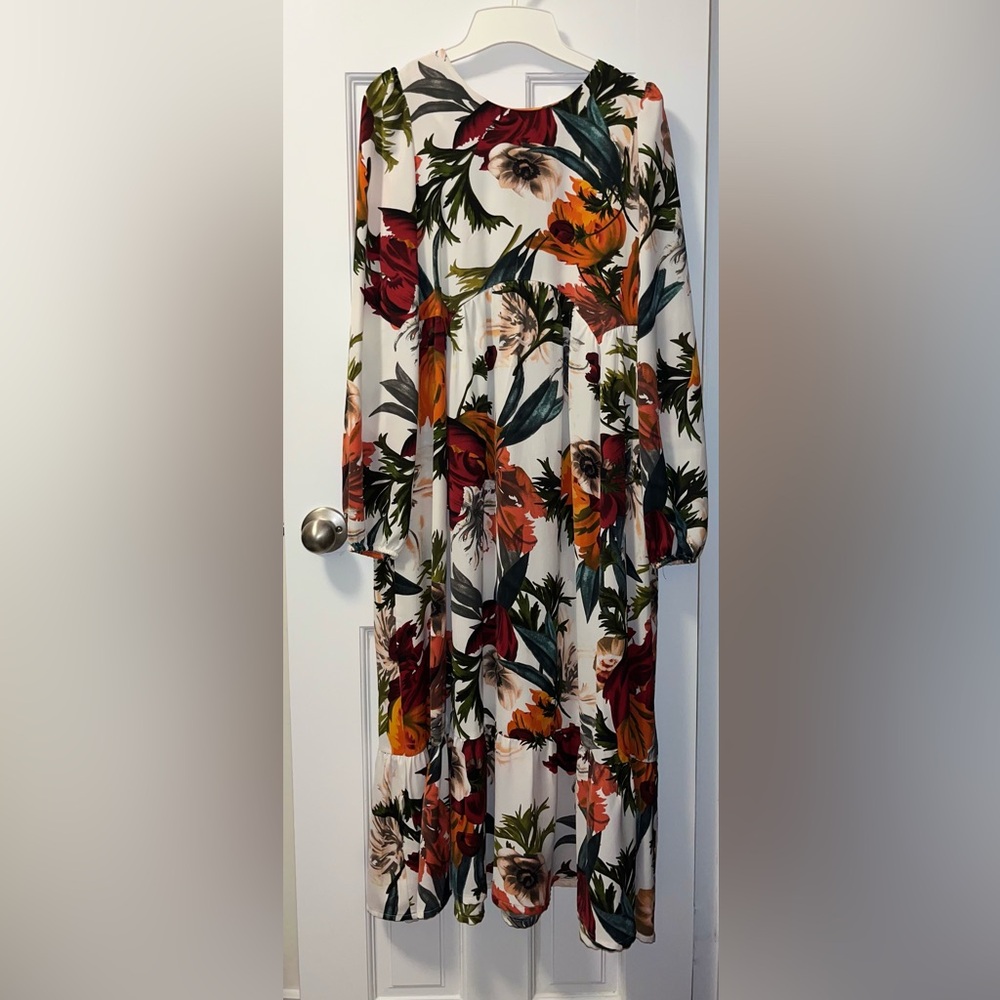 Beautiful Summer Long Floral Dress